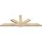 Ekena Millwork Kennewick Rough Sawn Timber Gable Bracket, Douglas Fir, 60"W x 22"H x 2"D x 4"F, 9/12 Pitch GBW060X22X0204KEN00RDF - alternate 5